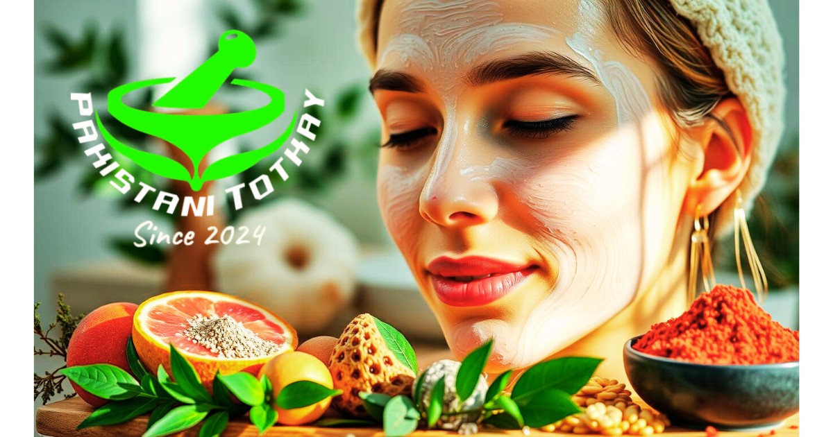 Homemade face mask for glowing skin