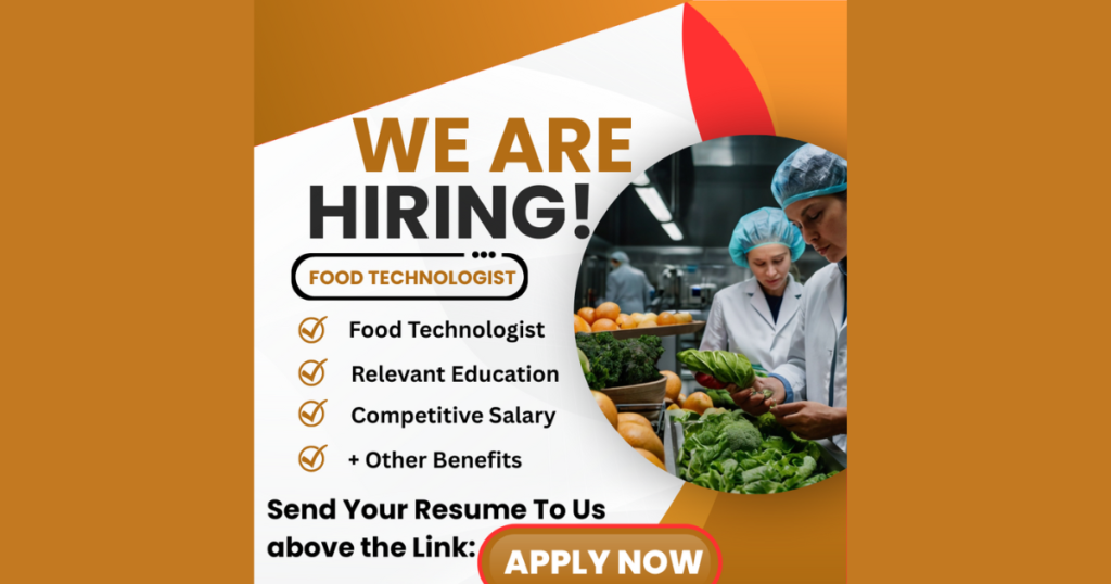 Food Technologist Opportunity in Cheshire England