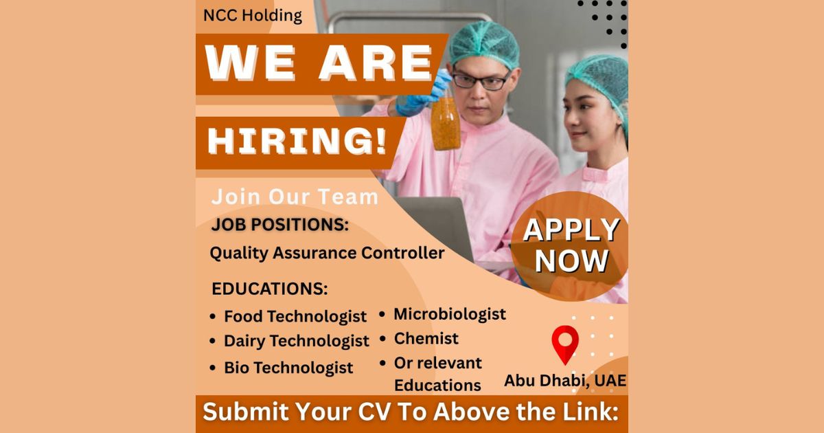 Quality Assurance Controller in Abu Dhabi, UAE
