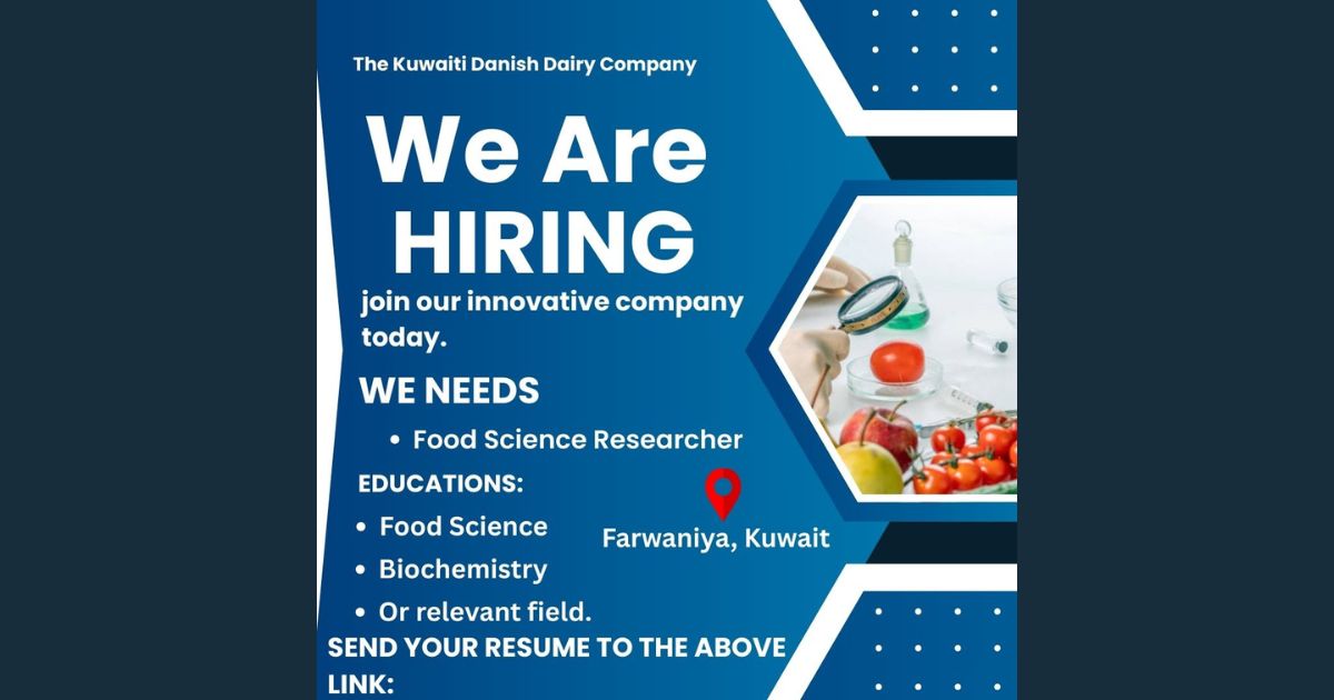 Food Science Researchers Jobs in Farwaniya, Kuwait