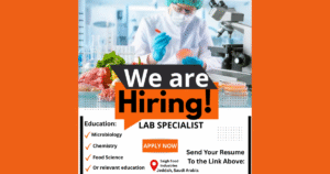 Laboratory Specialist Position Available in Jeddah