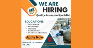 Quality Assurance Specialist Opportunity in Ajman